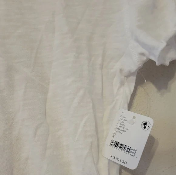 Bundle of 2- Free People Be my Baby Tee Shirt - white - Picture 8 of 10